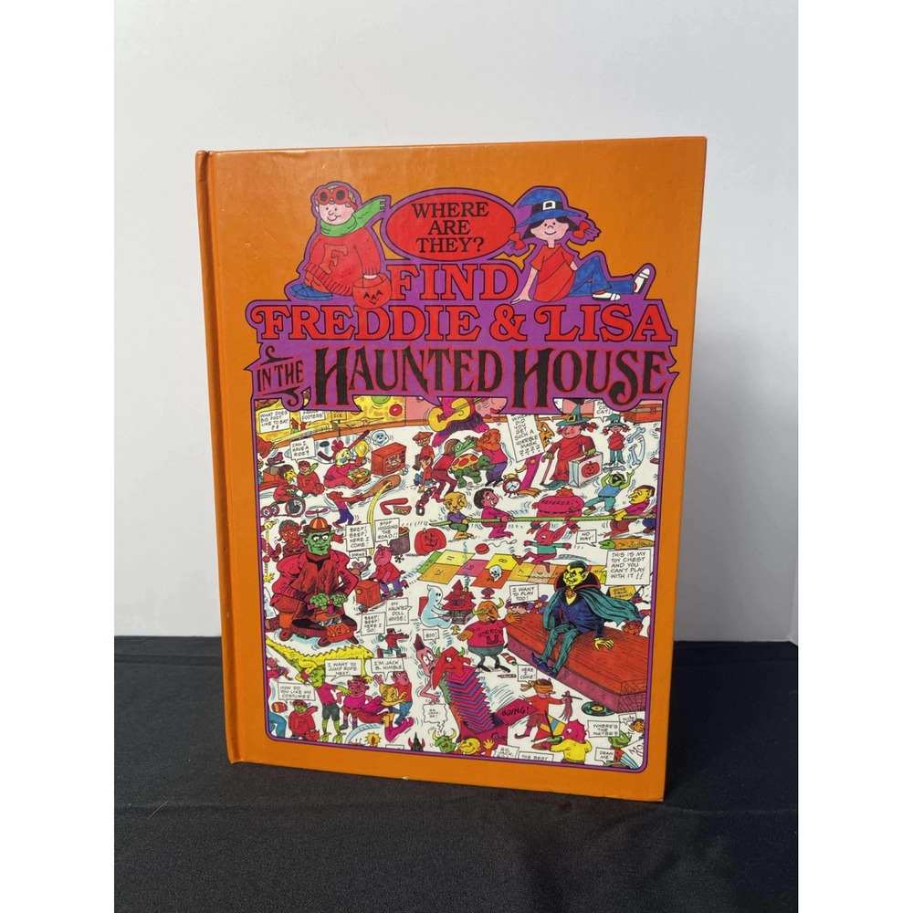Find Freddie & Lisa in the‎ Haunted House 1991 Childrens Hidden Object Book A